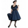 Robe Rockabilly Hell Bunny Bridget Navy