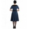 Robe Rockabilly Hell Bunny Bridget Navy