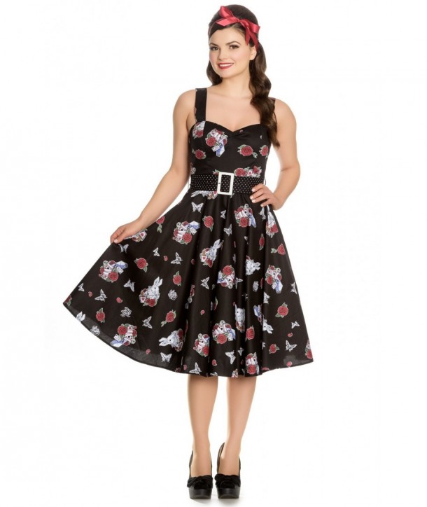 Robe Hell Bunny Drink Me 50'S