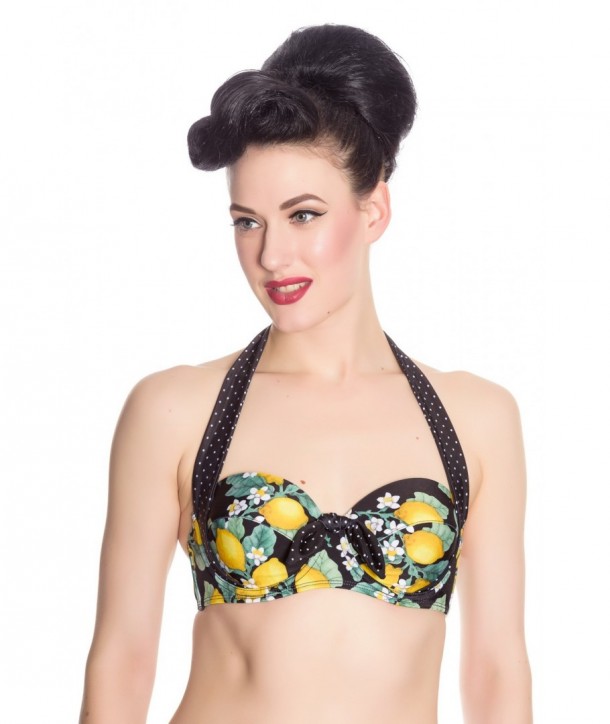 Maillot De Bain Hell Bunny Lemonade Bikini Top