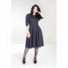 Robe Hell Bunny Peebles 50'S Navy