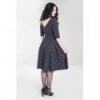 Robe Hell Bunny Peebles 50'S Navy