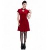 Robe courte Hell Bunny Mika Rouge