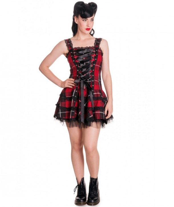 Robe Rock Hell Bunny Harley Tartan