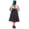 Robe Grande Taille Hell Bunny Vanity Noir