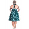 Robe Grande Taille Hell Bunny Mariam Teal