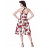 Robe Cannes 50s Hell Bunny White Red