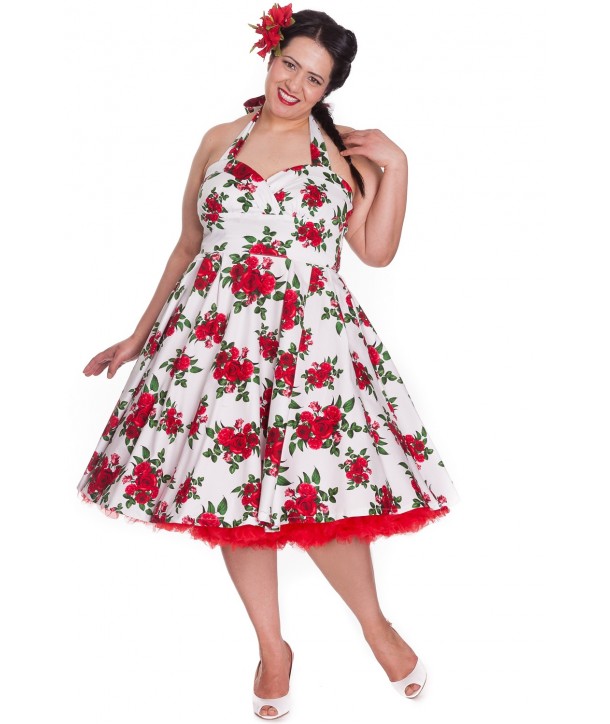 Robe Grande Taille Cannes 50s Hell Bunny