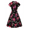 Robe Rock Hell Bunny Bloomsbury Bleu