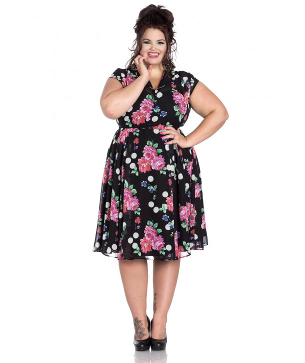 Robe Grande Taille Hell Bunny Bloomsbury 50s Dress