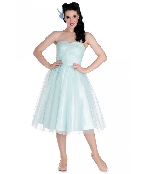 Robe Hell Bunny Tamara Mint