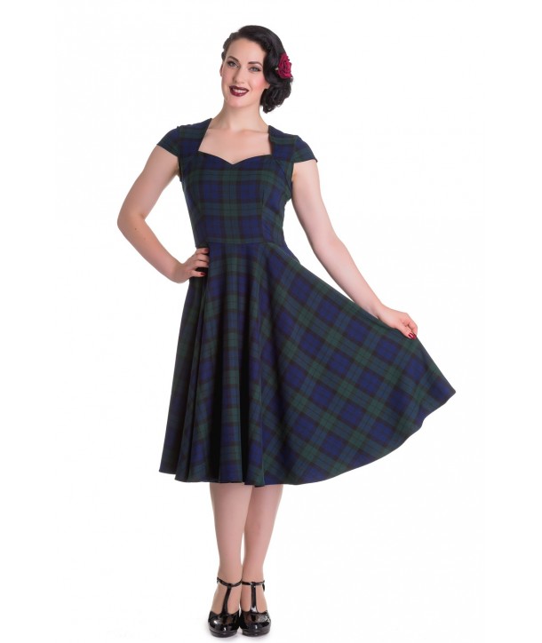 Robe Hell Bunny Aberdeen 50s Dublin / Tartan