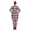 Robe Grande Taille Hell Bunny Doralee Pencil Stewart / Tartan