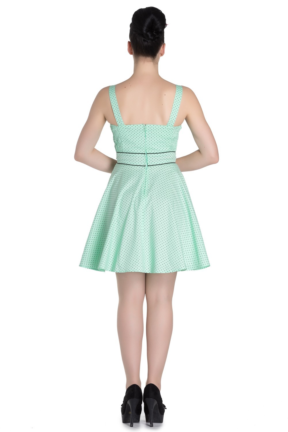 Mini Robe pois Grande Taille Hell Bunny Vanity Mini Dress retro pin-up 4557 Mini Robe pois Grande Taille Hell Bunny Vanity Mini Dress retro pin-up 4557