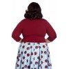 Bolero Grande Taille Hell Bunny Maggi Rouge