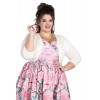 Bolero Grande Taille Hell Bunny Maggi Ivoire