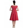 Robe Hell Bunny Nicky 50s Rouge