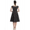 Robe Hell Bunny Nicky 50s Noir