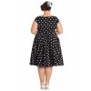 Robe Grande Taille Hell Bunny Nicky 50s Noir