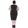 Robe Grande Taille Hell Bunny Miley Pencil Noir