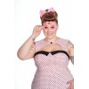 Robe Grande Taille Hell Bunny Miley Pencil Rose