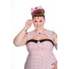 Robe Grande Taille Hell Bunny Miley Pencil Rose