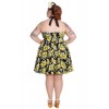 Robe courte grande taille Hell Bunny Leandra Mini