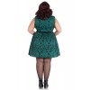 Robe courte Grand Taille Hell Bunny Sherwood Vert