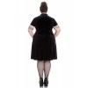 Robe courte Grande Taille Hell Bunny Mika Noir