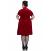 Robe courte Grande Taille Hell Bunny Mika Rouge