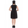 Robe courte Hell Bunny Josephine Noir