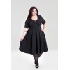 Robe Grande Taille Hell Bunny Mila Noir