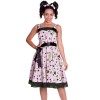 Robe Hell Bunny Dixie 50s Rose