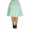 Jupe Grande Taille Hell Bunny Martie 50s Menthe