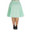 Jupe Grande Taille Hell Bunny Martie 50s Menthe