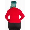 Cardigan Grande Taille Hell Bunny Paloma Rouge