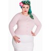 Cardigan Grande Taille Hell Bunny Paloma Rose