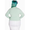 Cardigan Grande Taille Hell Bunny Paloma Menthe