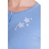 Cardigan Grande Taille Hell Bunny Noelle Bleu ciel