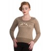 Pull Hell Bunny Belle Taupe