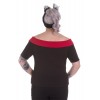 Top Grande Taille Hell Bunny Chloe Rouge