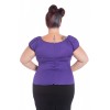 Top Grande Taille Hell Bunny Melissa Violet