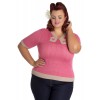 Top Grande Taille Hell Bunny Idgy Rose