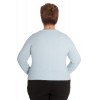 Cardigan Grande Taille Hell Bunny December Bleu pastel