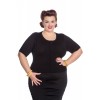 Cardigan Grande Taille Hell Bunny Wendi Noir