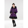 Manteau hiver Hell Bunny Sarah Jane Violet