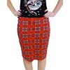 Jupe Darkside Red Tartan