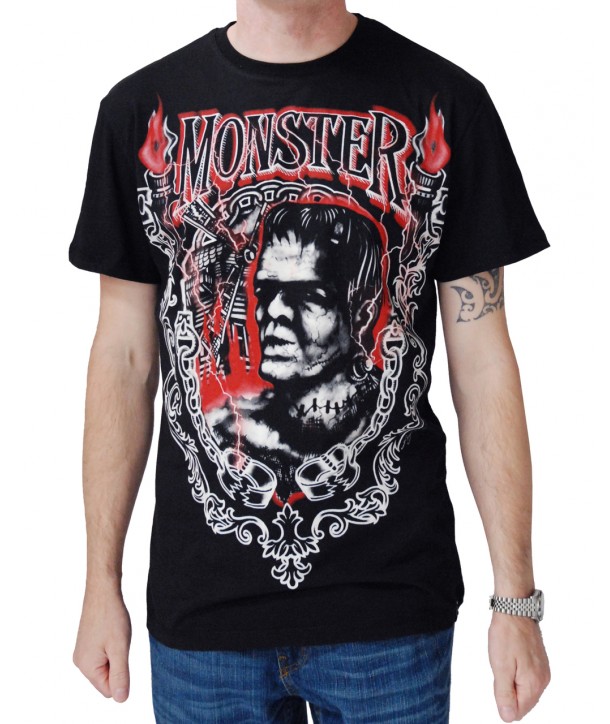 Tee Shirt Darkside Clothing Monster Frank T-Shirt