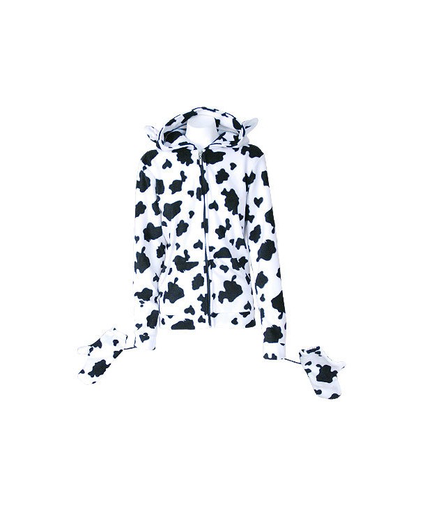 Sweat Shirt Veste Darkside Clothing Fur Cow