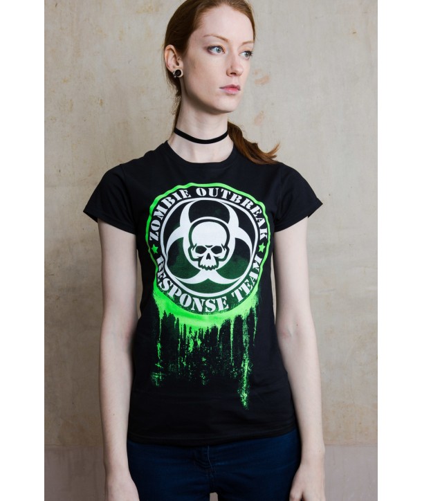 Tee Shirt Darkside Clothing Glow In The Dark Zombie Response